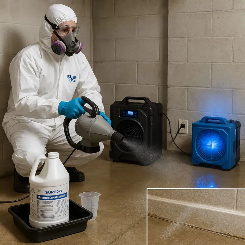 Sanitization and Odor Removal process in New Gloucester, ME