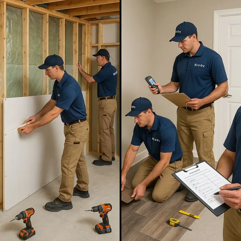 Repairs and Reconstruction process in New Gloucester, ME
